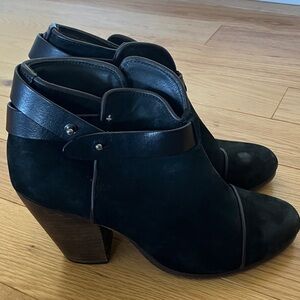 Rag & bone Black Ankle Booties